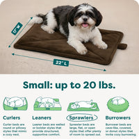 FurHaven ThermaNAP Self Warming Cat Mat - Small - 22"L x 17"W / Espresso - image 3