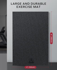 HAPBEAR Extra Large Exercise Mat-7'x5'/6'x8'/6'x9'/6'x10'/6'x12'x8mm(1/3 inch),Non-Slip, Ultra Durable, Thick Workout Mats for Home Gym Flooring Cardio, Yoga Mats for Fitness, High-Density Exercise Mat, Shoes-Friendly