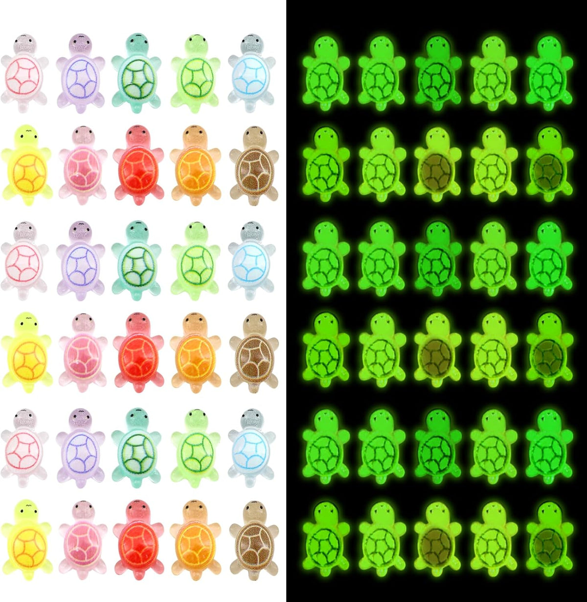 60Pcs Mini Resin Butterflies - 120pcs Mini Turtles - image 3
