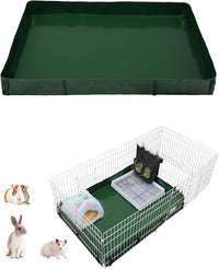 Guinea Pig Litter Box, Hay Holder, Cage Liner - 32''x24'' / Green