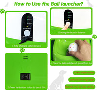 MEKAPLE Automatic Dog Ball Launcher - Lime Green - image 4