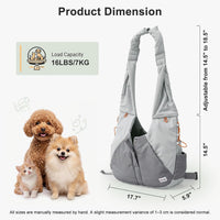 FURTIME Dog Sling Carrier - Gray - image 3