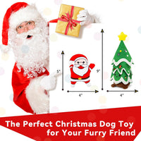 Halloween Fall Pumpkin Squeaky Tug Rope Dog Toys for Small & Medium - Christmas Toy - image 4