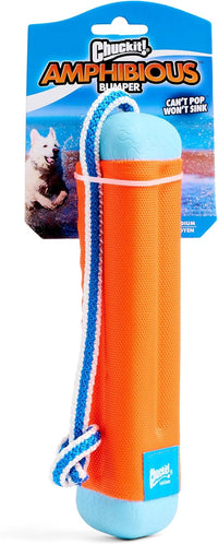 Chuckit! Amphibious Bumper Dog Fetch Toy, Floats, for Water Play - Small / 1