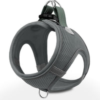 Joytale Step-in Dog Harness, Soft Breathable Mesh, Black S – Essentials for Dogs - XL--Chest: 21.5-24'' / Gray