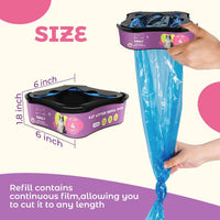 Premium Cat Litter Refill Bags, Jumbo 28FT 2-Pack - image 2
