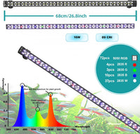 SEAOURA 24/7 Submersible LED Aquarium Light for Plants Fish Tank - 26.8 Inch length - image 2