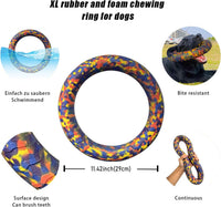 XL Large Indestructible Dog Toys - Medium/Large Size Multi-colored - image 2