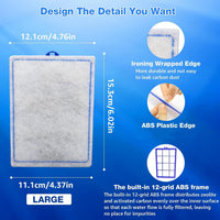 xbbwmrs 12-Pack Large Aquarium Filter Cartridges Compatible - L-9 Count - image 2