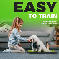 Hompet Dog Grass Pad with Tray Large, 24"x16", 2 Reusable Artificial Turf for Dogs Potty, Waterproof Non-Slip Washable Pee Pads, Quickly Absorbency Portable Dog Litter Box for Indoor/Outdoor Use