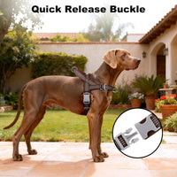 No Pull Dog Harness with Handle - Chocolate / XS - image 3