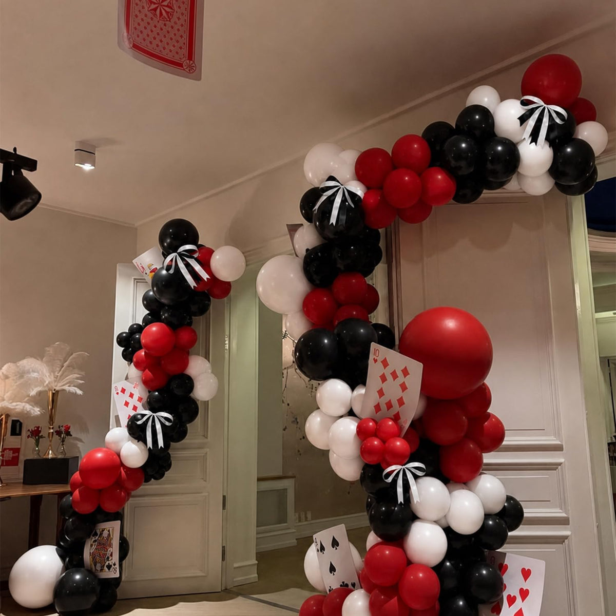 Pink Balloon Arch Kit, 145Pcs Baby Shower Birthday Decor – Fun for Kids & Family - Red Black White - image 3