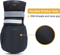 Dimicoo Breathable Dog Boots for Medium Large Dogs - Black / S (Insole Width 2")for 25~30lb - image 3