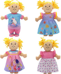 OTMOON 4 pack doll clothes, dress outfits for 13-16 inch dolls - view 4