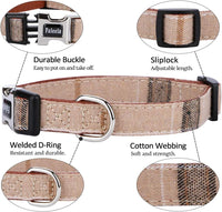 Faleela Soft &Comfy Bowtie Dog Collar - Medium (Pack of 1) / Brown - image 2