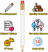 Baby Shower Pencils for Party Games, Neutral - White - It's a Boy - image 3