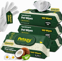 Pet Wipes for Dogs & Cats, Paws, Ears & Butt Cleaning - Chamomile / 400
