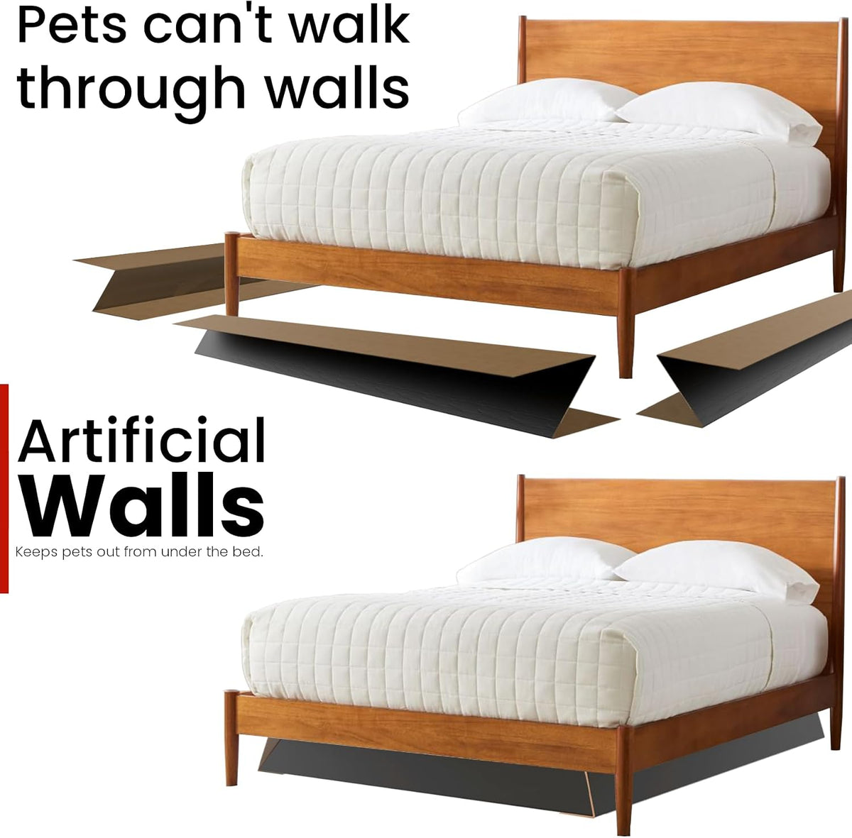 Hidden Under Bed Pet Blocker - image 2
