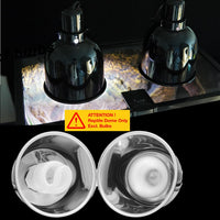 Reptile Light Fixture, 5.5'' Standard Dome for Reptile Basking Bulb Light/Heat Lamp/Ceramic Heat - 2-Pack / 5.5'' Deep Dome - image 3