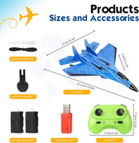Kimmol RC plane remote control airplane toy, Su-35 model in EPP foam with LED lights - view 6