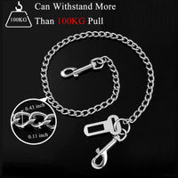 Stainless Steel No Chew Dog Car Seatbelt Pet Vehicle Safety Restraint - 33.4 inches - image 2
