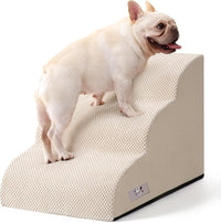 Dog Stairs for Small Dogs & Cats - Beige / 3