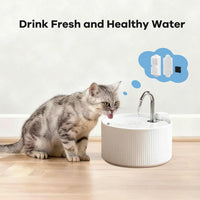 Upgrade 2.2L/78oz Ceramic Pet Fountain - 6+6+6 Filter sets - image 4