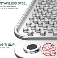 Lick Mat for Dogs & Cats, Double-Wall Stainless Steel - Large-1Pack - image 4