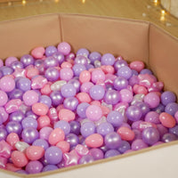 TRENDPLAY ball pit balls in star, heart and round shapes with pastel colors - view 14