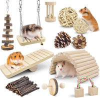 ERKOON 11 Pack Chinchillas Chew Toys - 12 Pack