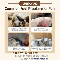 UNIPAWS Probiotic Moisturizing Cream for Dogs & Cats – Organic & Lick-Safe Relief for Dry, Cracked, Itchy Paws, Noses, Elbows & Ears – Skin-Care, Non-Greasy Formula, Made in Korea, 2.1 oz / 60g