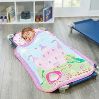 EVERYDAY KIDS Born to Dance Ballerina toddler nap mat with removable pillow and attached blanket - view 6