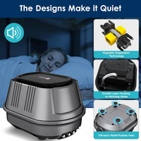 AquaMiracle Aquarium Air Pump 3W/6W/10W - For Tanks up to 300 Gal - image 3