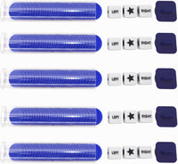 Ahoper Right Left Center Dice Game Prime Set Bundle with 3 Dices + 36 - Blue 5 Pack - image 3