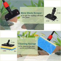 hygger Multi-Use Fish Tank Cleaner - M(Extendable Handle) - image 3