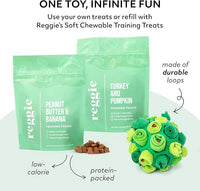Reggie Forager Ball for Dogs | Mealtime Enrichment Toy | Reduces Boredom, Hyperactivity, Stress | Vet-Approved & Ideal for All Ages, Breeds, and Sizes
