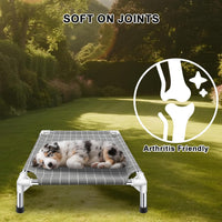 Elevated Pet Bed Dog Cot, Raised Pet Bed for Small Dogs - Small-Open - image 4