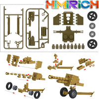 Weapons Pack Military Toy Set Building Blocks Model for Soldier - 1 Pack-Howitzer Set - image 4
