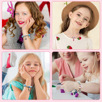AIPRIDY 150 Pieces Charm Bracelet Making Kit - 72 Pieces Rose - image 3