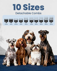 oneisall Dog Clippers for Grooming Thick Heavy Coats – Essentials for Dogs - Silver Dog Clipper - image 3
