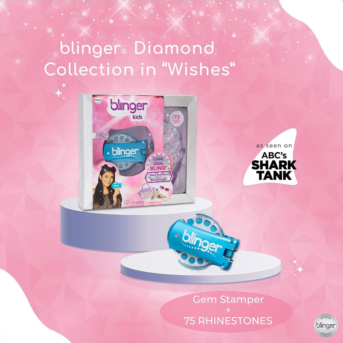 blinger Diamond Starter Set – Fun for Kids & Family - Turquoise Metallic - image 3