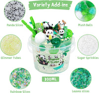 Astronaut Galaxy Slime for Kids, Big Slime Bucket with Clay - Clear Slime - image 3