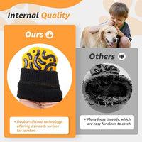 Reflective Dog Socks to Prevent Licking Paws, Dog Paw Protector, Hardwood Floors Anti Slip, Non Slip Dog Socks with Grippers, Dog Booties and Paw Protectors for Indoor Use - Size Medium