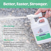 SKOUT'S HONOR Pet Urine & Odor Destroyer Concrete & Turf - Professional Strength, Plant-Powered, Cruelty-Free Urine Eliminator for Concrete, Turf, and Outdoor Living Spaces 32 oz.