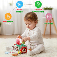 YOGINGO Baby Toys 6 to 12 Months - Square Multicolor - image 2