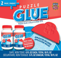 MasterPieces, Puzzle Glue with Wide Plastic Spreader - 2-Pack with Applicator