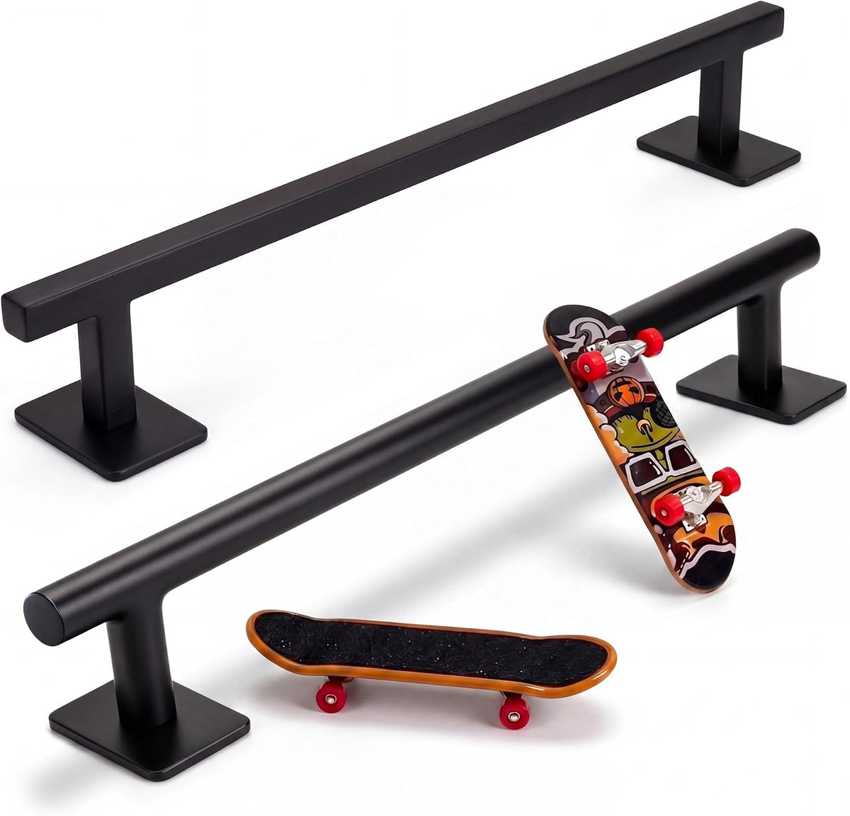 WIPHANY 11 inch round metal fingerboard grind rail with weighted base - view 2