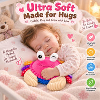Interactive Crawling Crab Baby Toy - Pink - image 4
