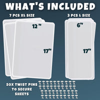 Anti Cat Scratch Furniture Protector, Heavy-Duty - 10-Pack + 50 Pins - image 3