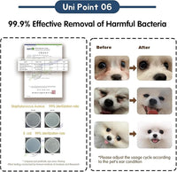UNIPAWS Pet Tear Stain Remover & Eye Area Cleaner – Vet-Recommended Grooming Solution for Dogs & Cats – Reduces Stains, Comforts Watery, Itchy Eyes – Probiotic & Plant-Based Formula, 5.1 fl oz